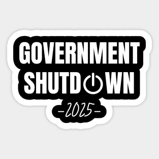 Government-Shutdown Sticker